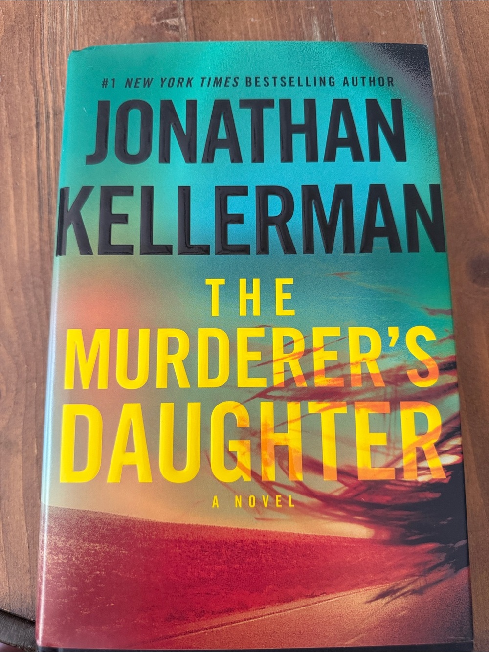 The Murderer's Daughter - Vibrant Teal & Yellow Hardcover